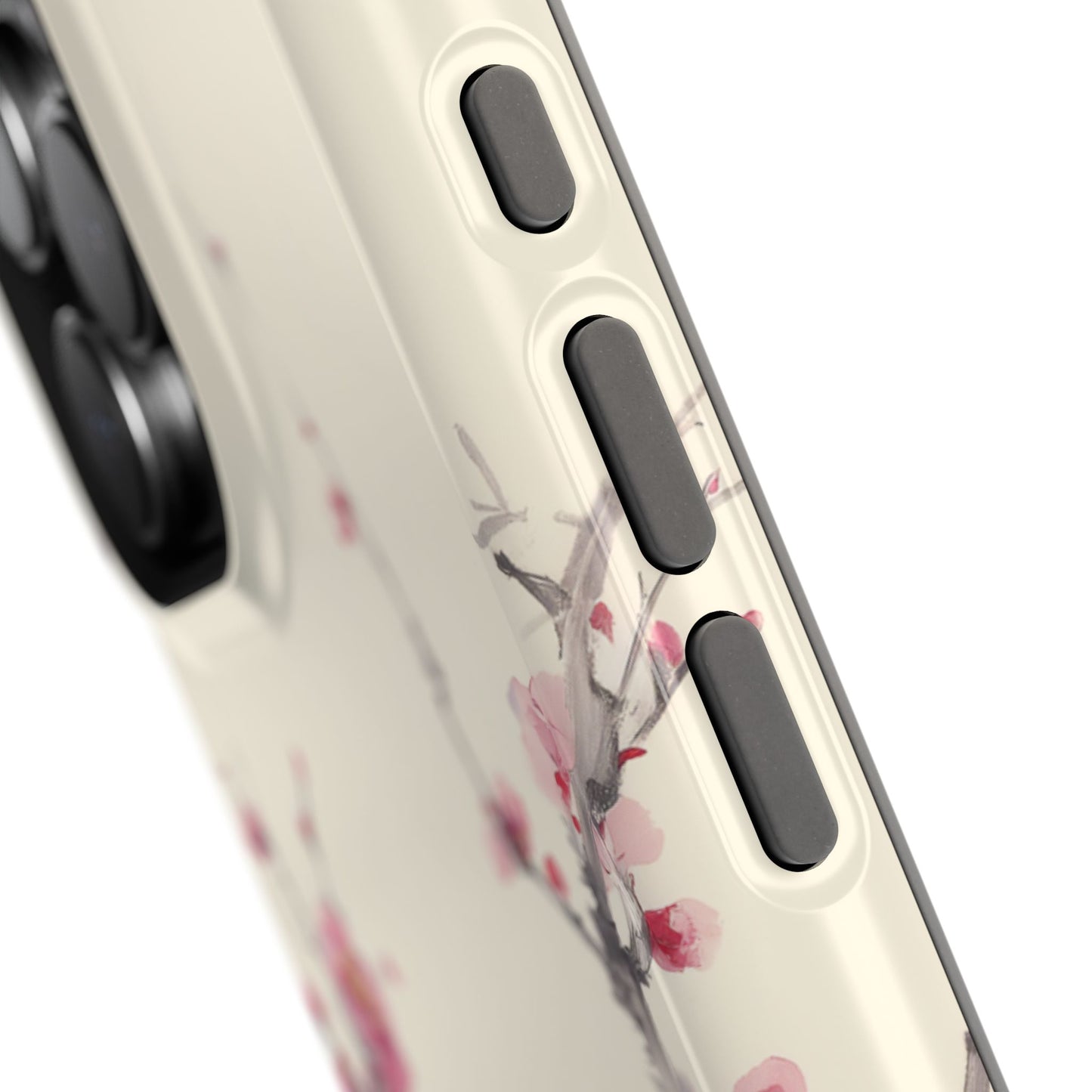 The Sweeping Blossom – Ink Wash Botanical Design iPhone Case