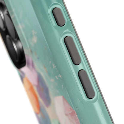 The Pastel Riviera – Aerial Beach Design iPhone Case