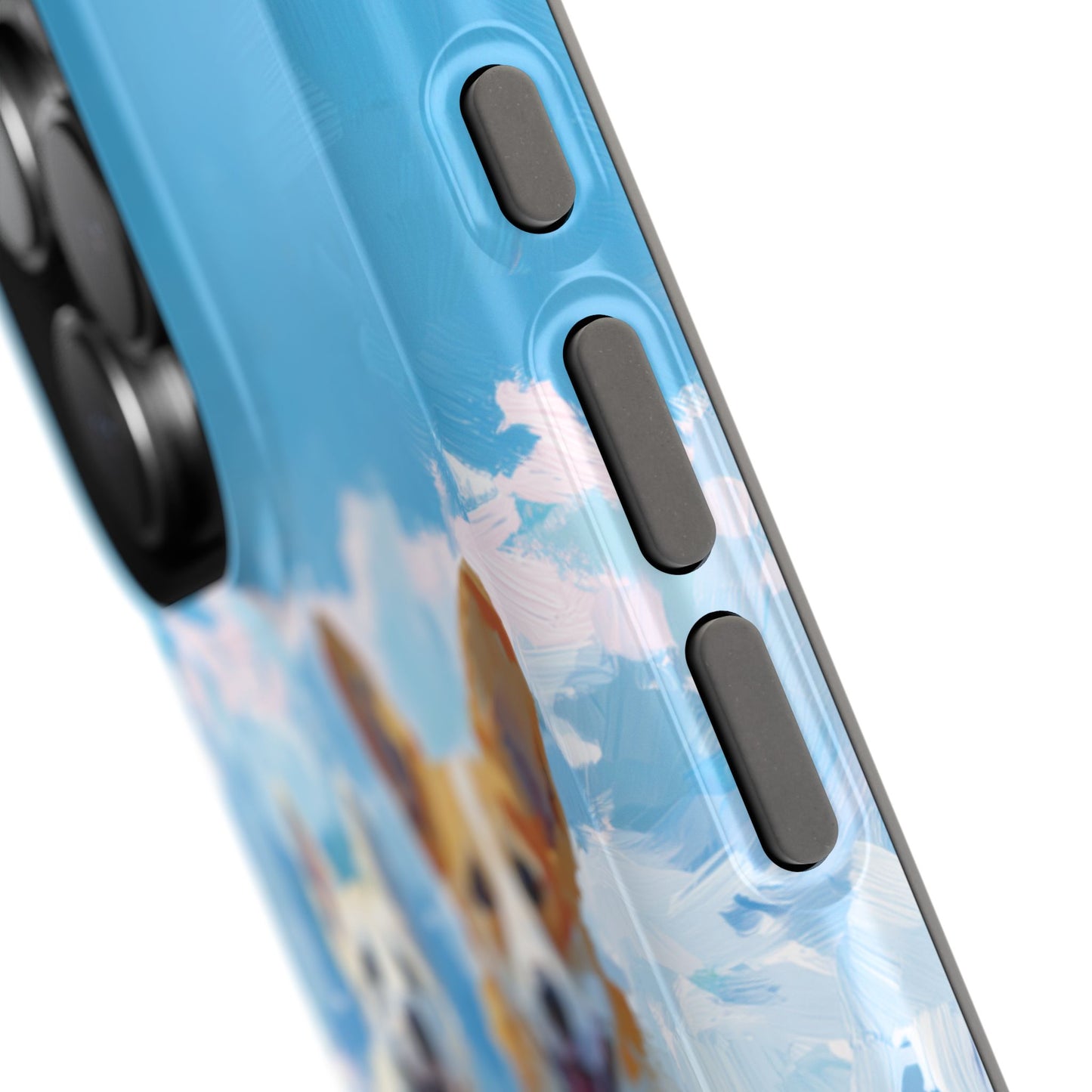 The Summer Surf Dogs – Impasto Action Design iPhone Case