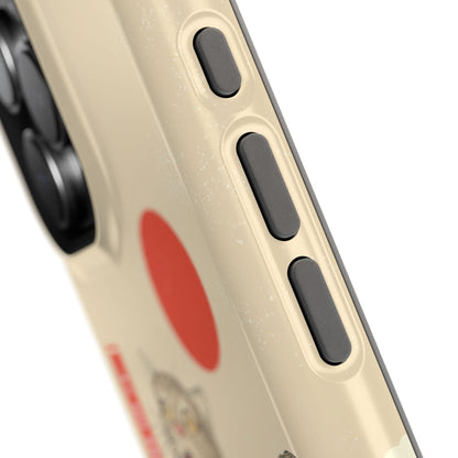 The Roaring Neko – Ukiyo-e Parody Design iPhone Case