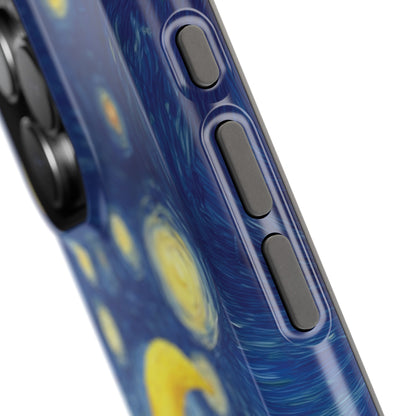 The Starry Night Feline – Fine Art Parody Design iPhone Case