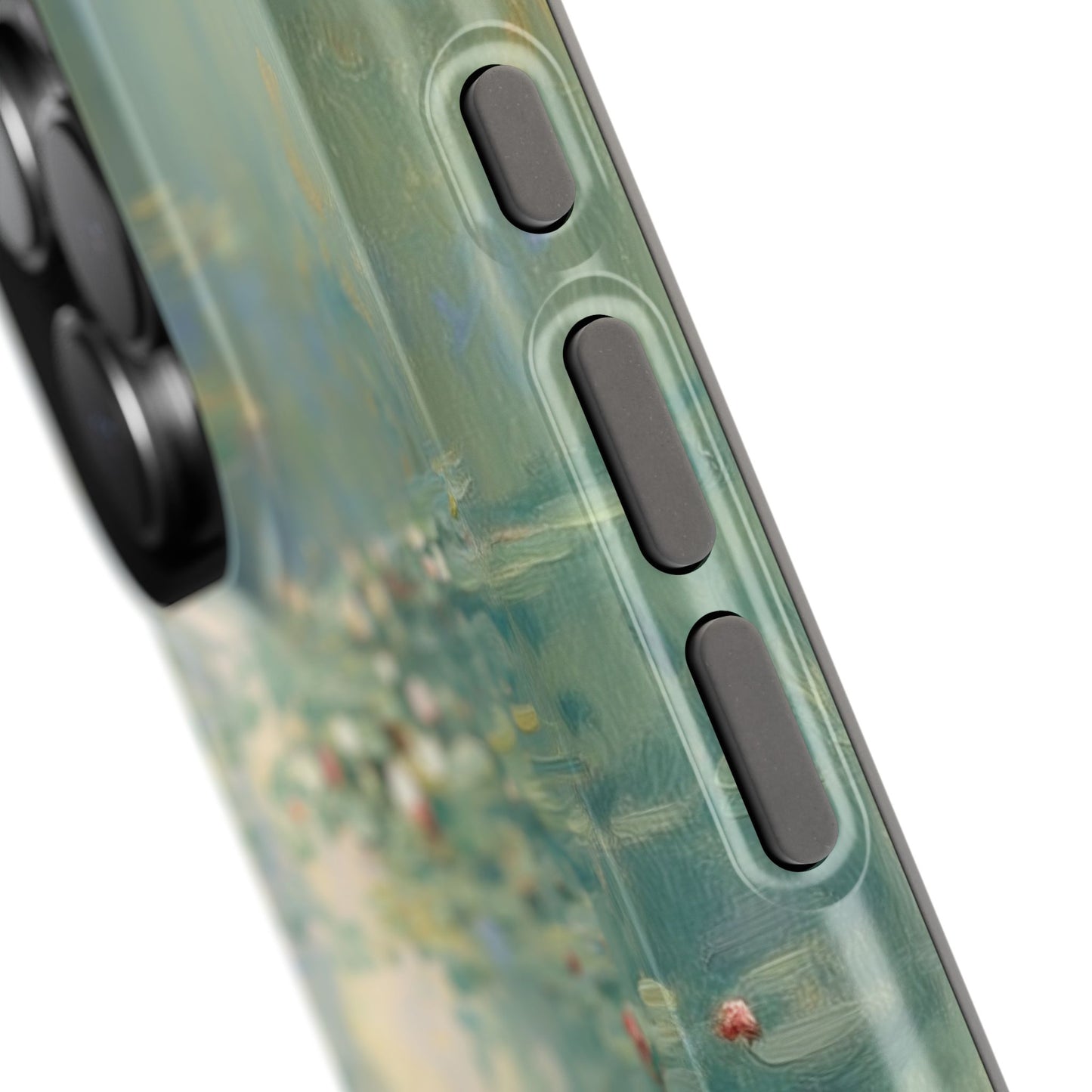 The Water Lily Lurker – Fine Art Parody Design iPhone Case