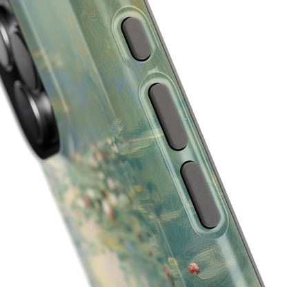The Water Lily Lurker – Fine Art Parody Design iPhone Case