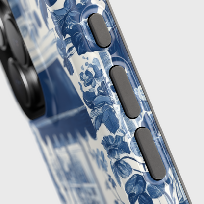 Toile de Jouy Cozy Garden Design iPhone Case