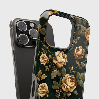 Emerald Bloom Design iPhone Case