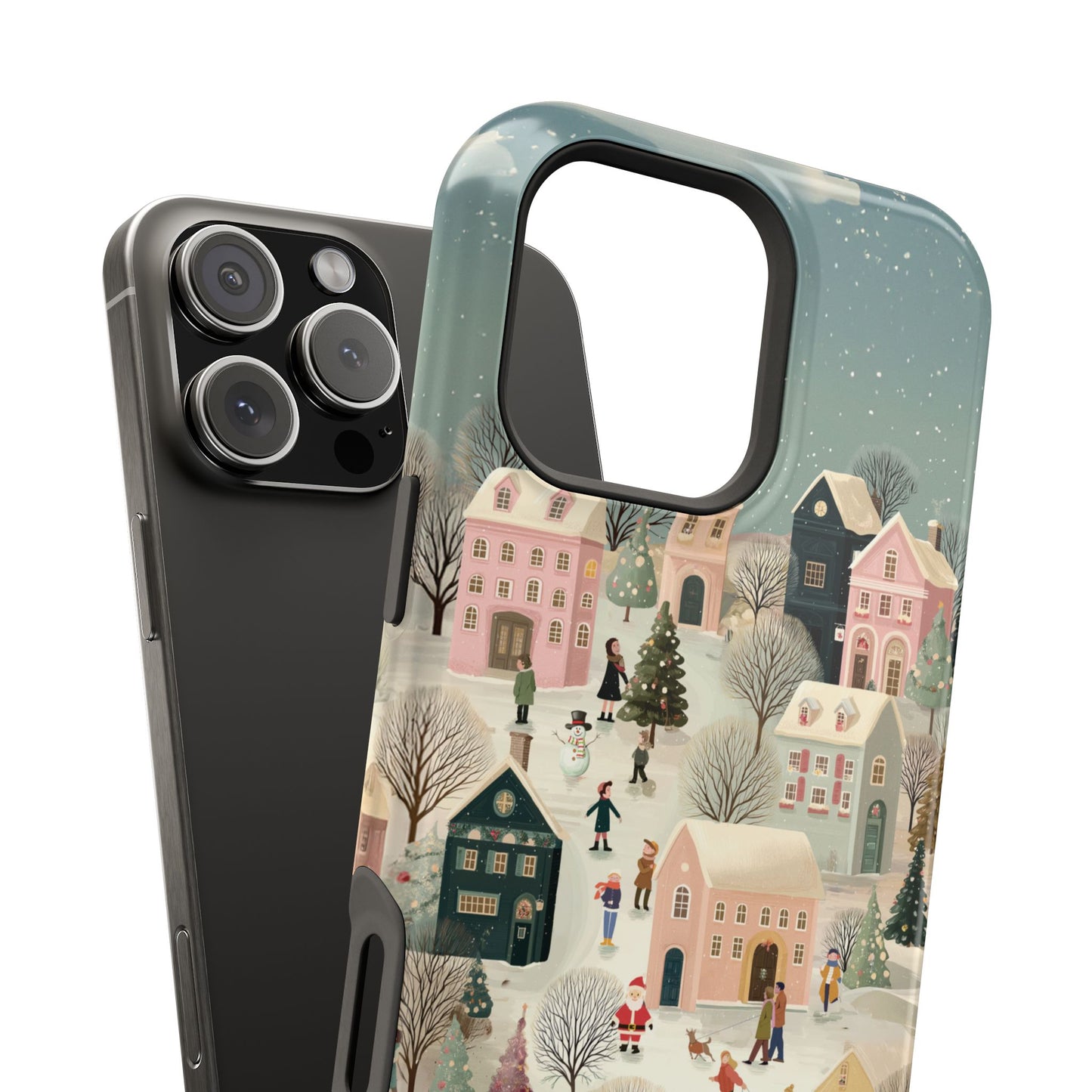 Christmas Village Design iPhone Case