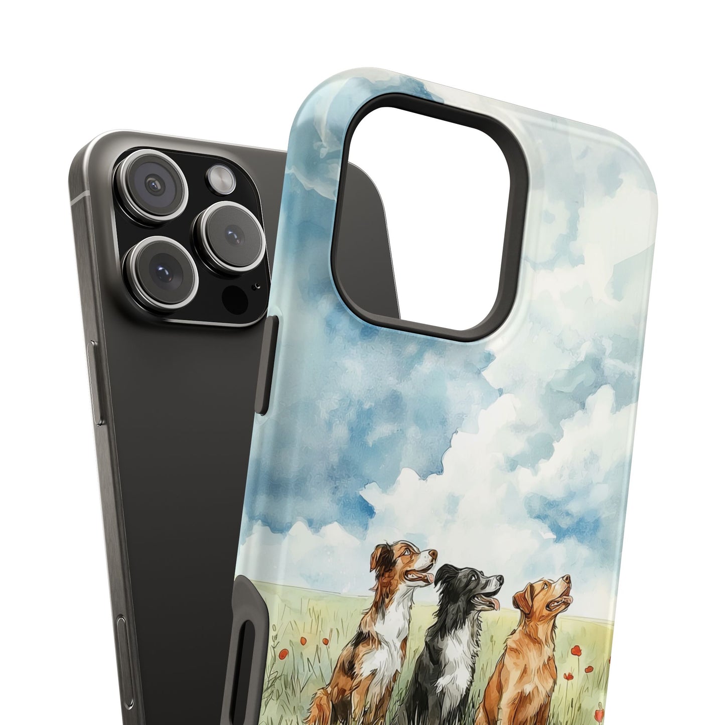 Paws & Poppies Design iPhone Case