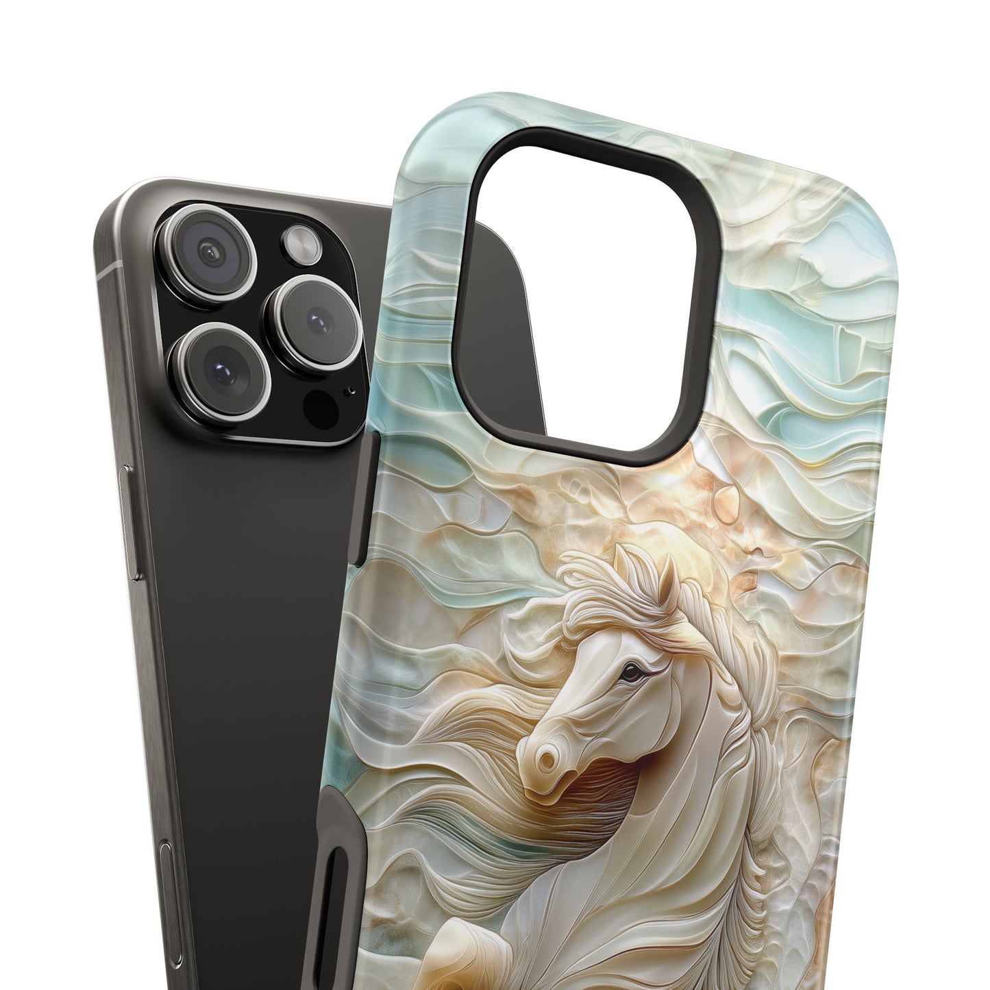 Celestial Stallion Design iPhone Case