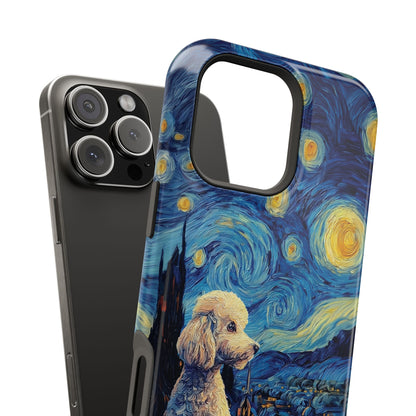 Barky Night (Poodle) Design iPhone Case