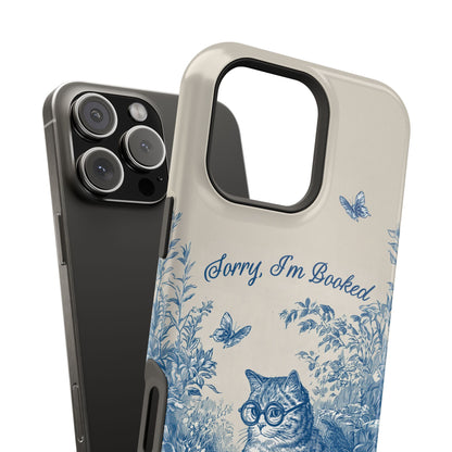 Sorry I'm Booked Design iPhone Case