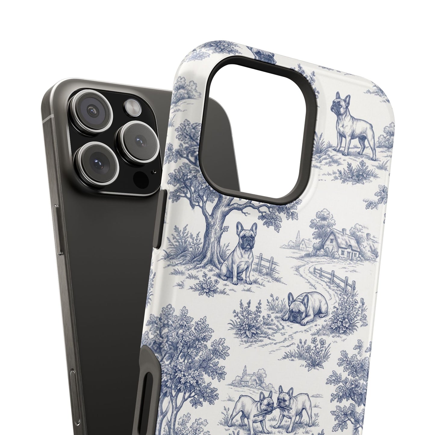 Toile de Frenchie Design iPhone Case