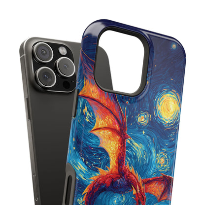 The Midnight Drake – Fantasy Art iPhone Case