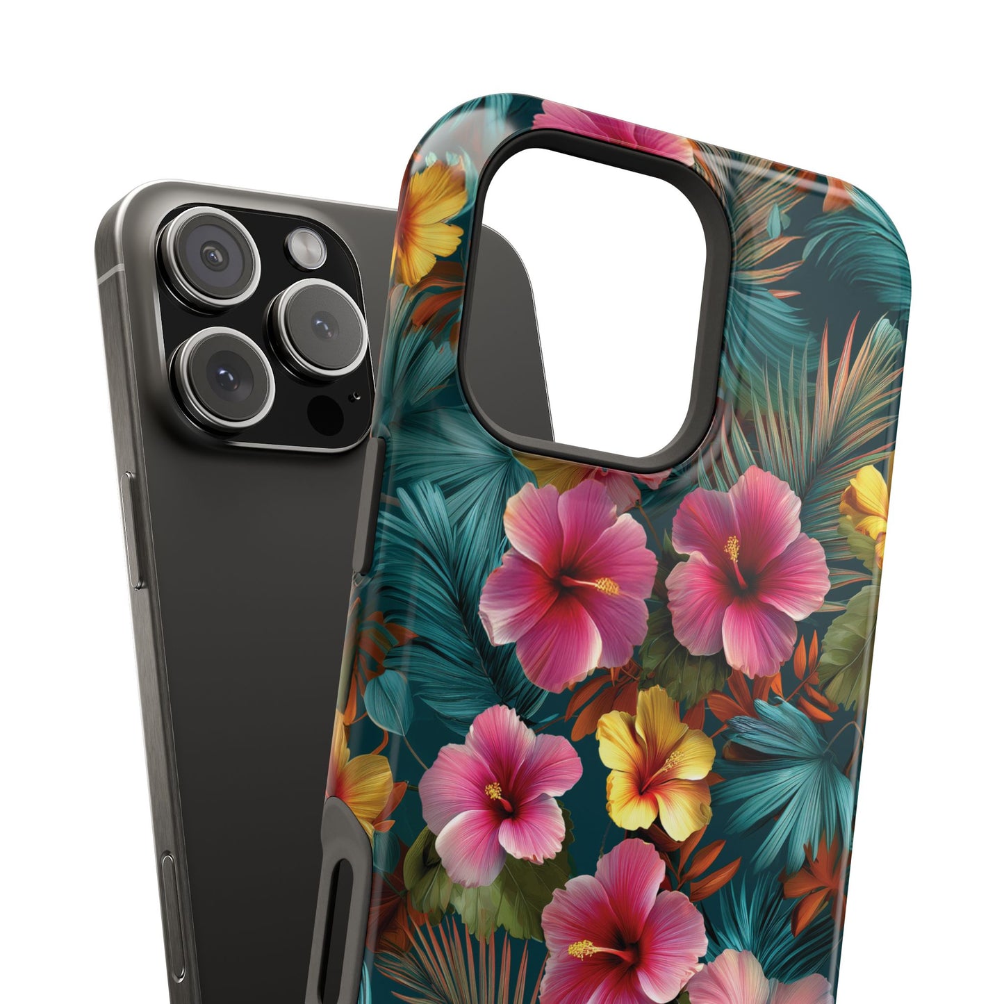 The Moody Oasis – Dark Tropical Design iPhone Case