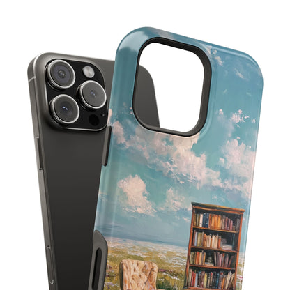 The Dreamer's Study – Surreal Meadow Design iPhone Case