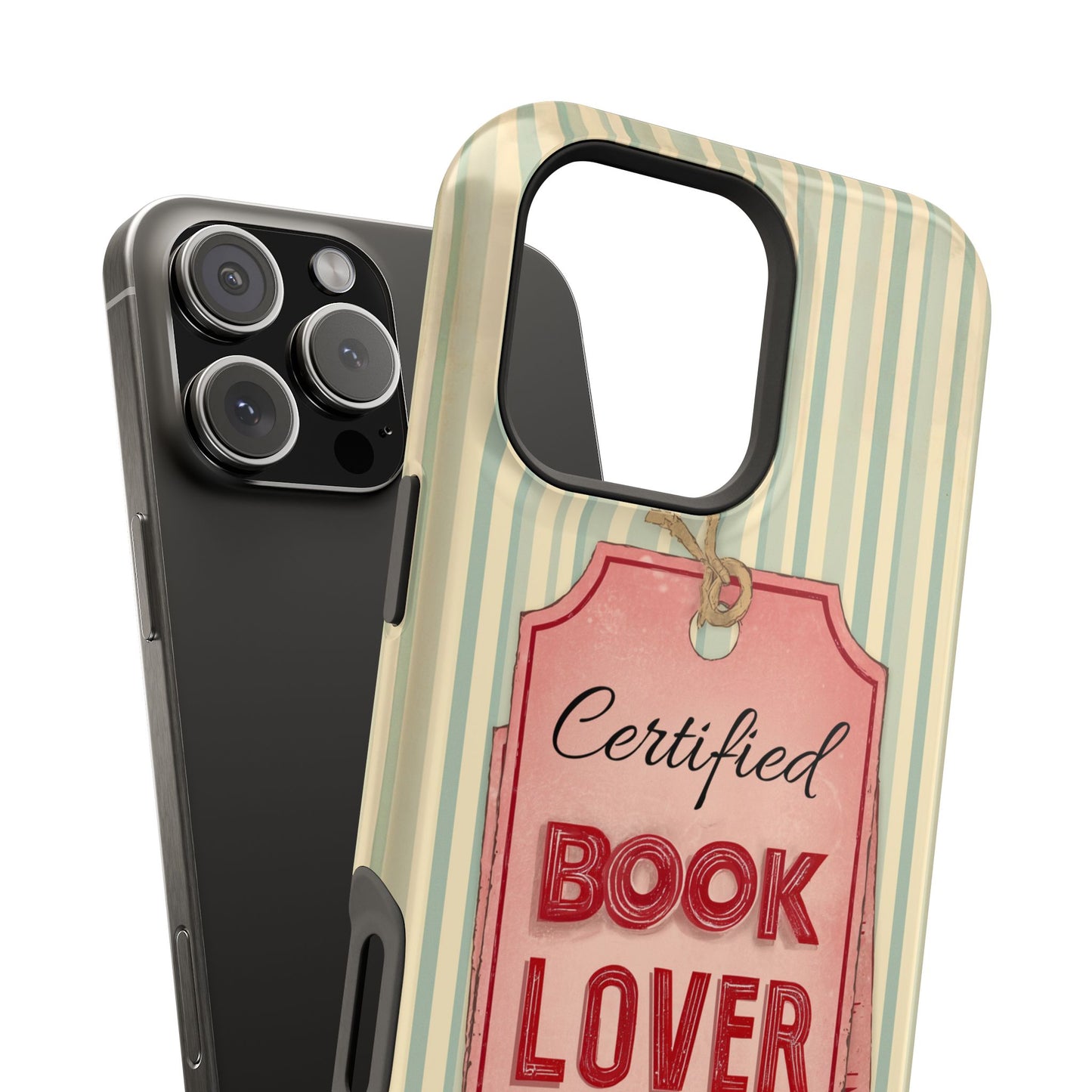 Certified Book Lover – Personalized Vintage Design iPhone Case