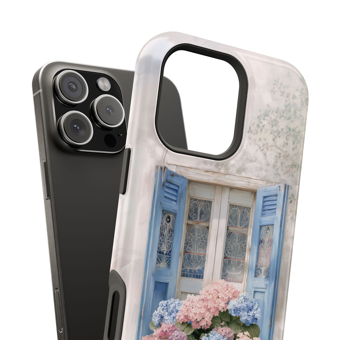 The Provence Window – Hydrangea Design iPhone Case