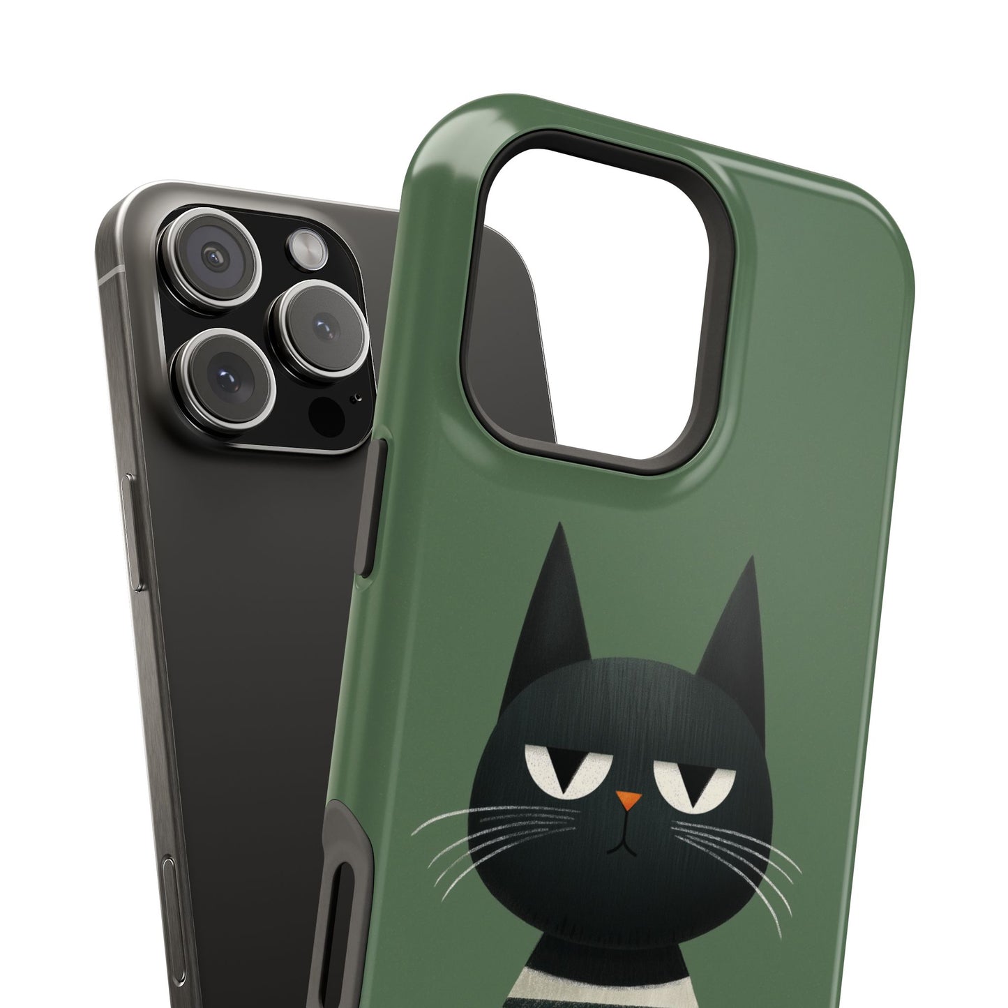 The Pre-Caffeine Feline – Grumpy Cat Design iPhone Case