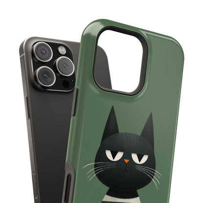The Pre-Caffeine Feline – Grumpy Cat Design iPhone Case