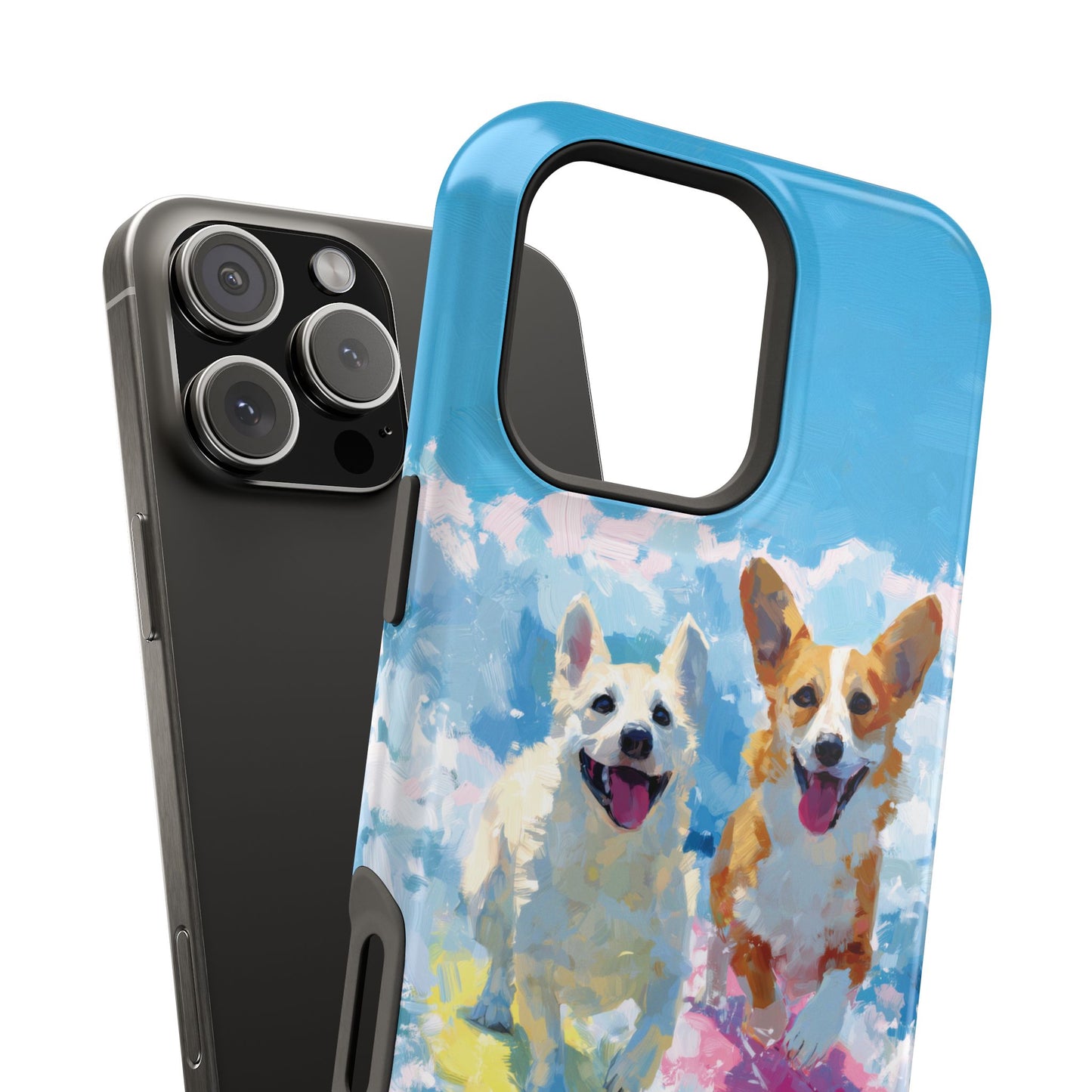 The Summer Surf Dogs – Impasto Action Design iPhone Case
