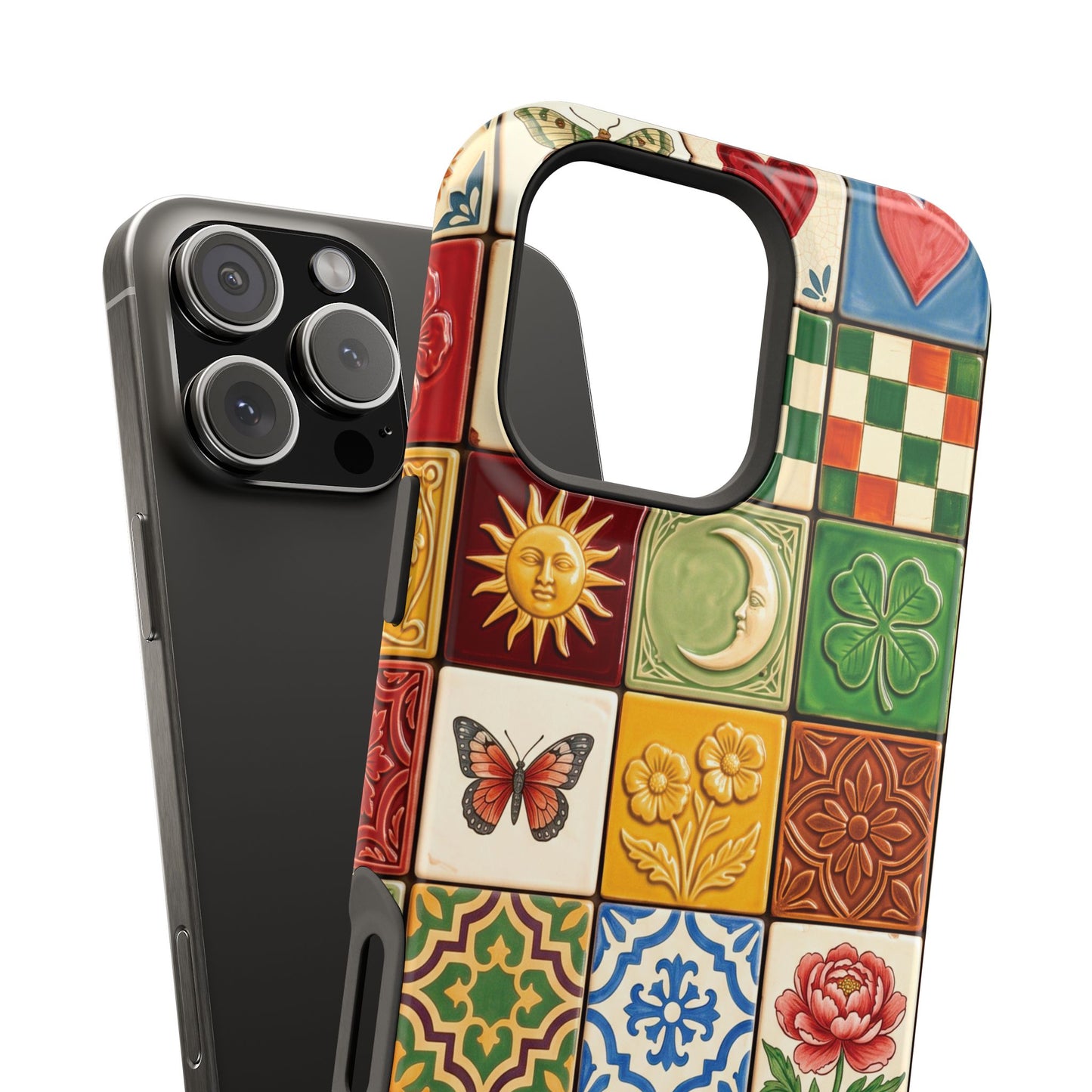 The Mediterranean Mosaic – Ceramic Tile Design iPhone Case