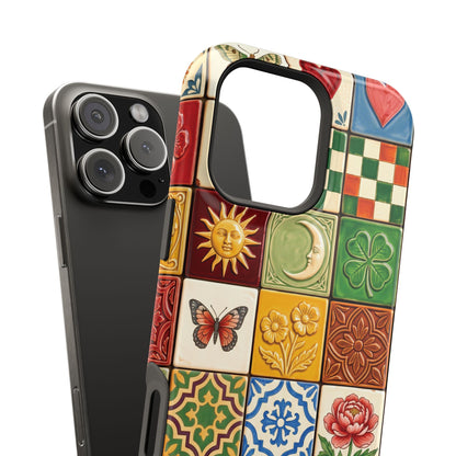 The Mediterranean Mosaic – Ceramic Tile Design iPhone Case