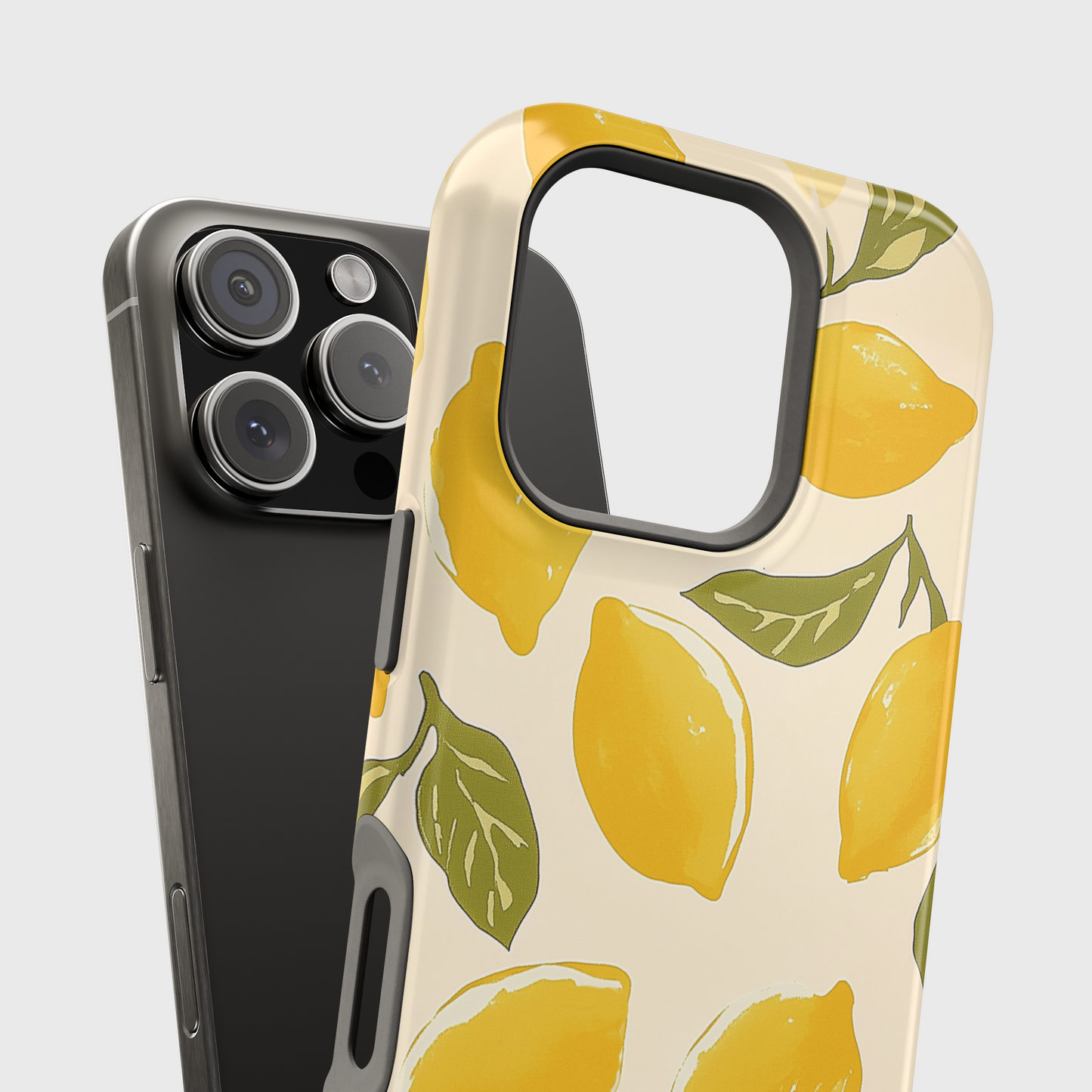 Lemon Pattern Design iPhone Case