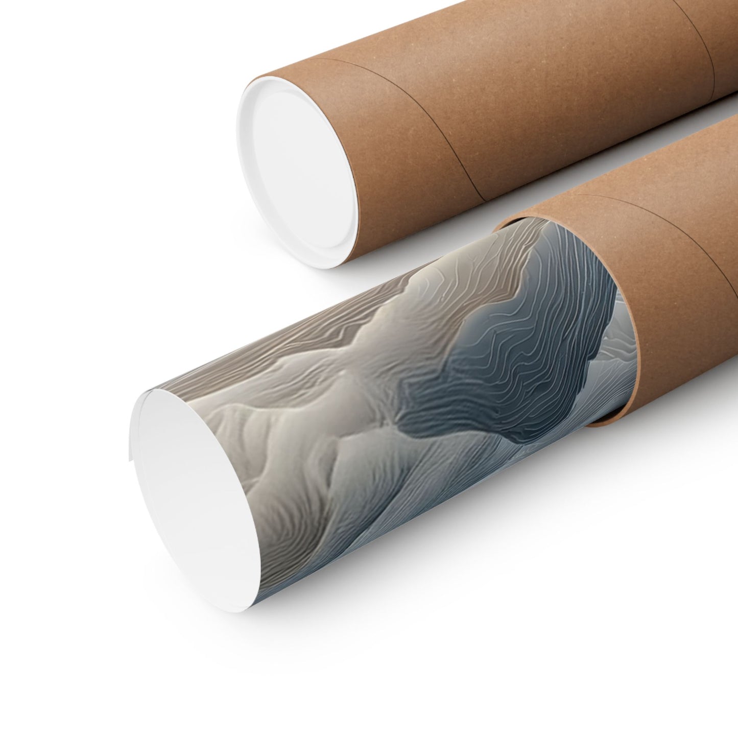The Sweeping Valley – Sculptural Mountain Design Wall Art