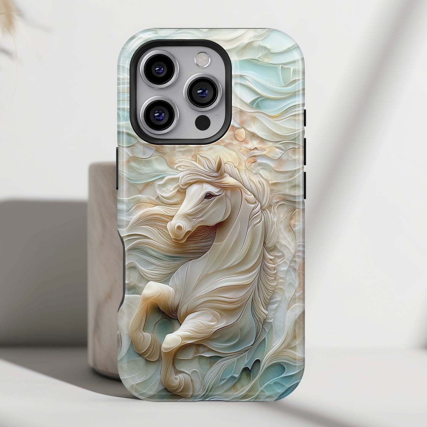 Celestial Stallion Design iPhone Case