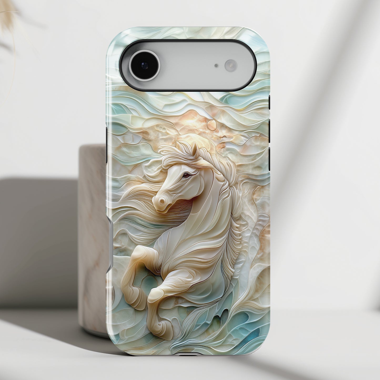 Celestial Stallion Design iPhone Case