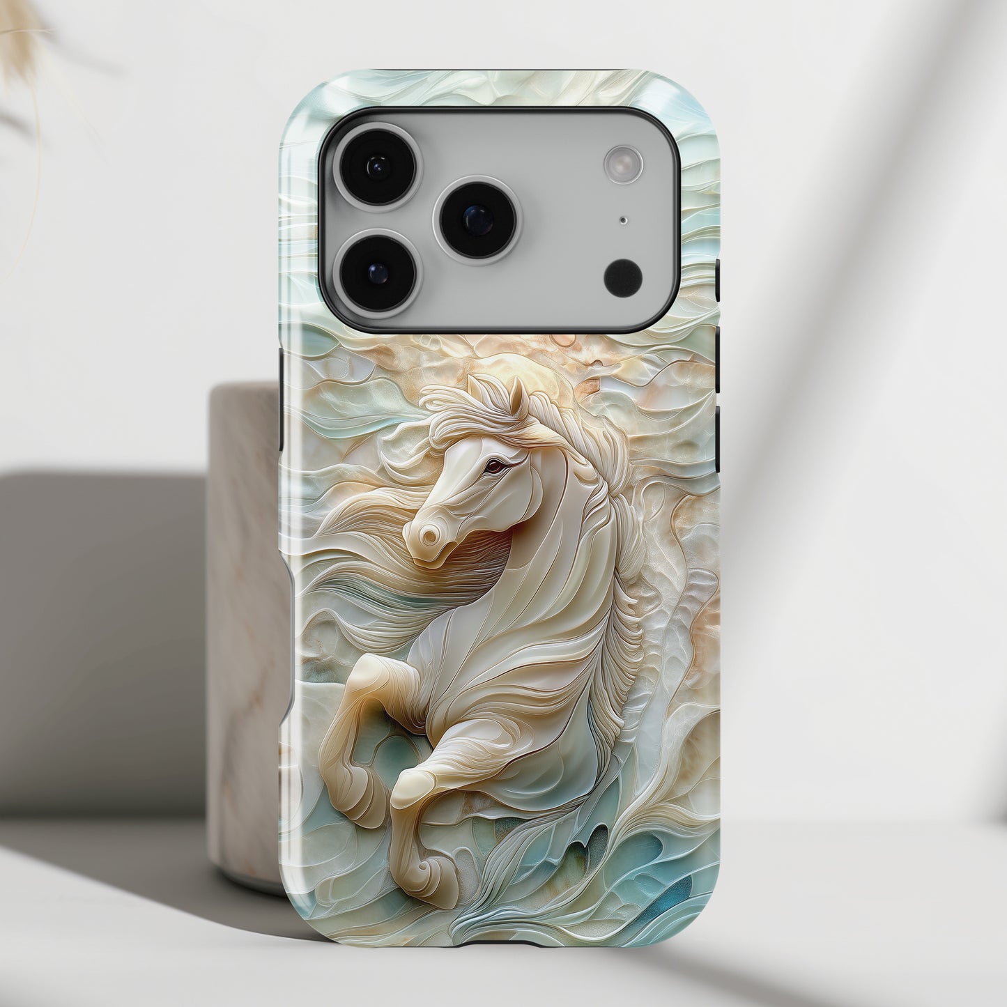 Celestial Stallion Design iPhone Case