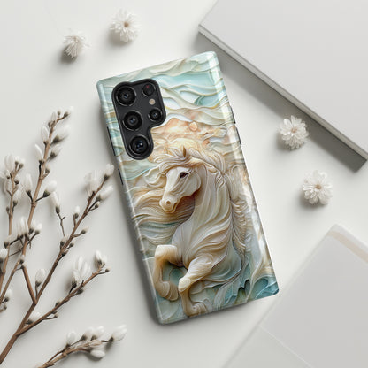 Celestial Stallion Design Phone Case for Galaxy S series Phones