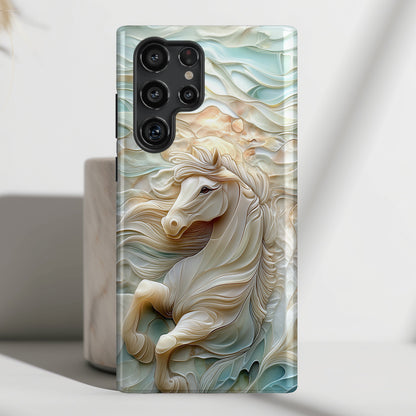 Celestial Stallion Design Phone Case for Galaxy S series Phones