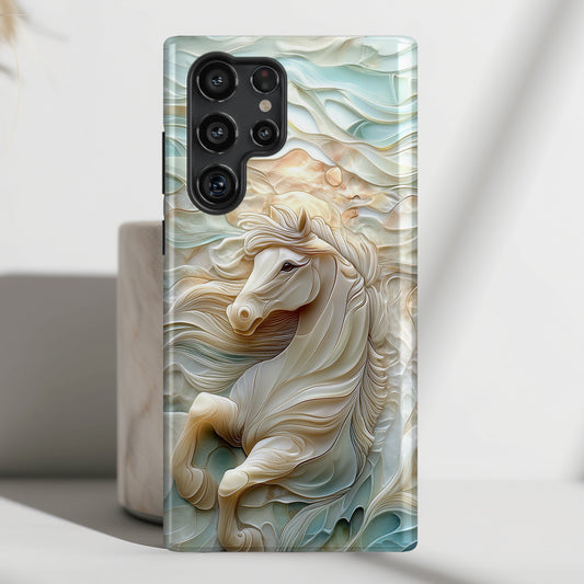 Celestial Stallion Design Phone Case for Galaxy S series Phones