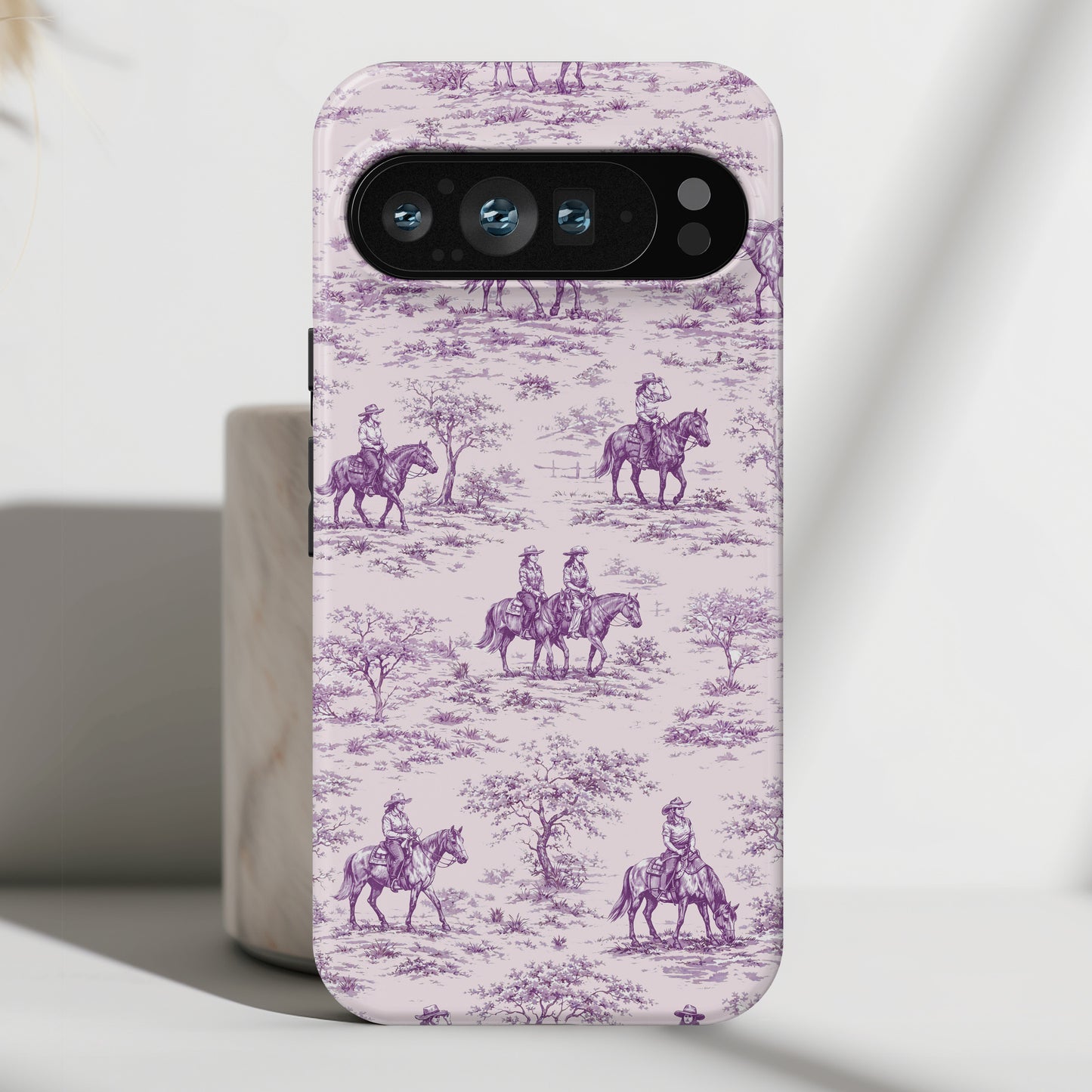 Toile de Cowgirl Design Phone Case for Google Pixel