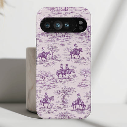 Toile de Cowgirl Design Phone Case for Google Pixel