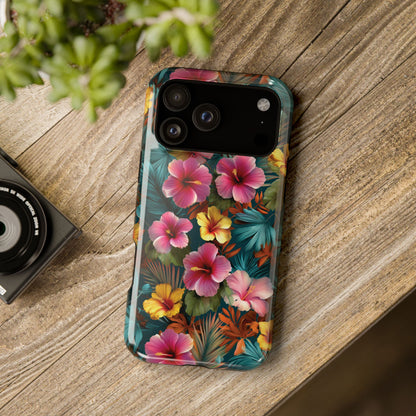 The Moody Oasis – Dark Tropical Design iPhone Case