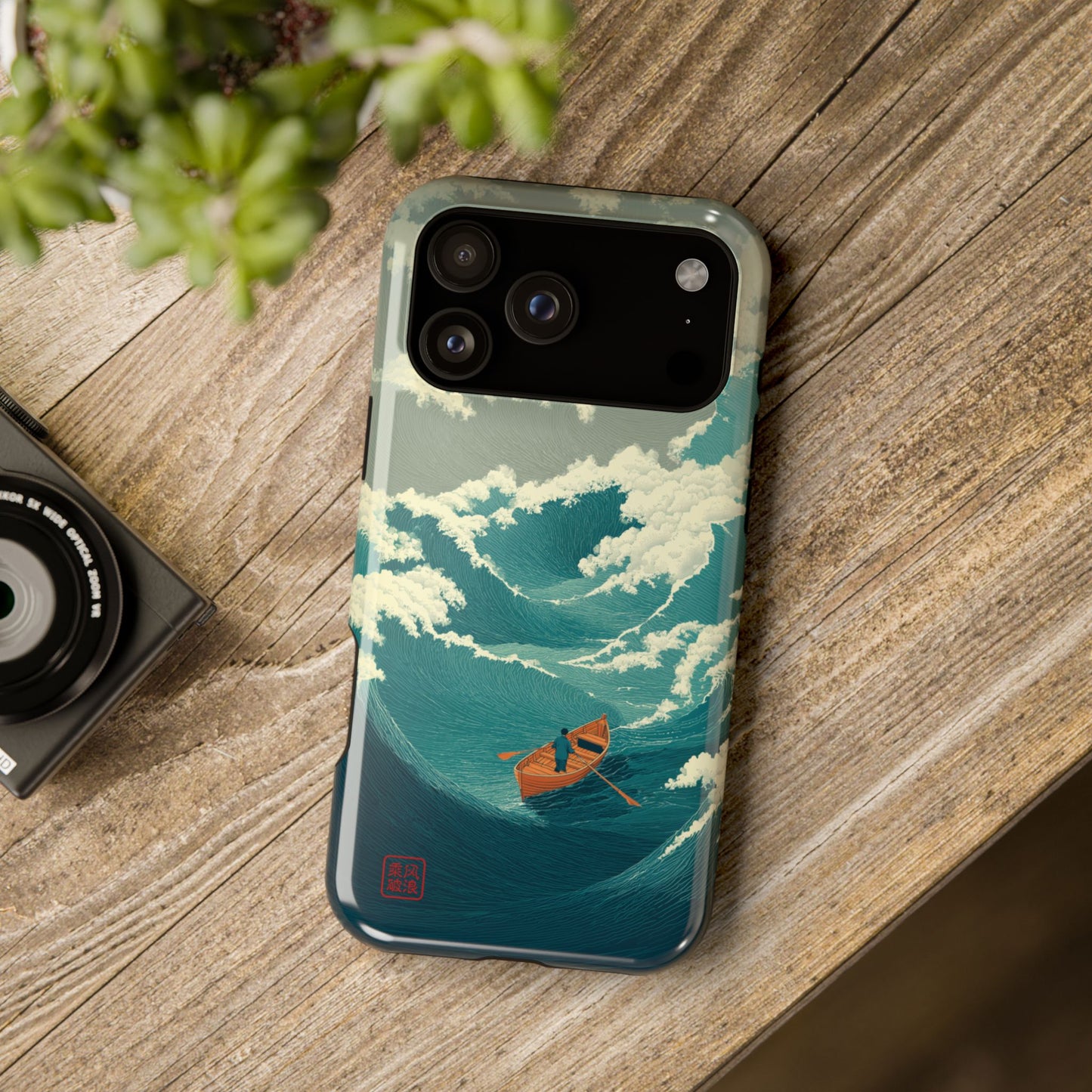 The Great Swell – Ukiyo-e Wave Design iPhone Case
