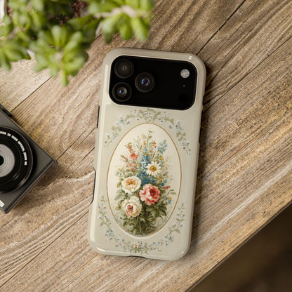 The Classic Rose Cameo – Vintage Floral Design iPhone Case