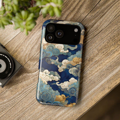 The Twilight Gradient – Celestial Cloud Design iPhone Case