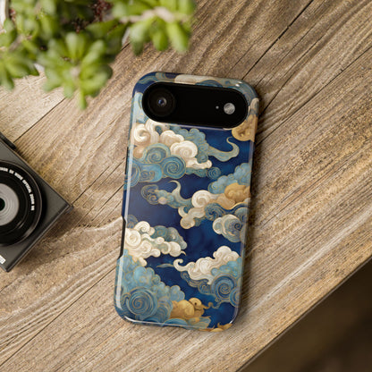 The Twilight Gradient – Celestial Cloud Design iPhone Case