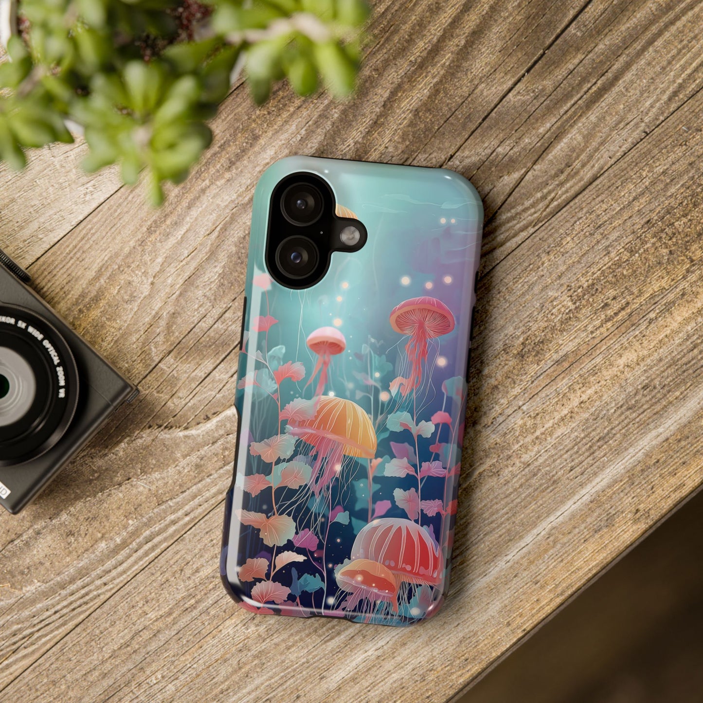Ethereal Jellyfish Design iPhone Case