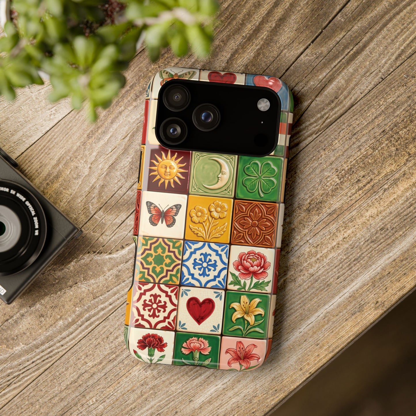 The Mediterranean Mosaic – Ceramic Tile Design iPhone Case