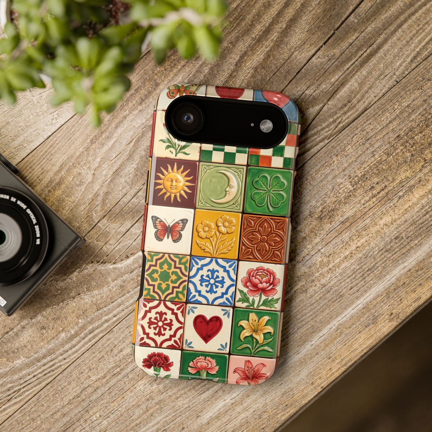 The Mediterranean Mosaic – Ceramic Tile Design iPhone Case