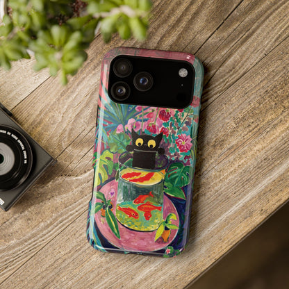 The Fauvist Feline – Fine Art Parody Design iPhone Case