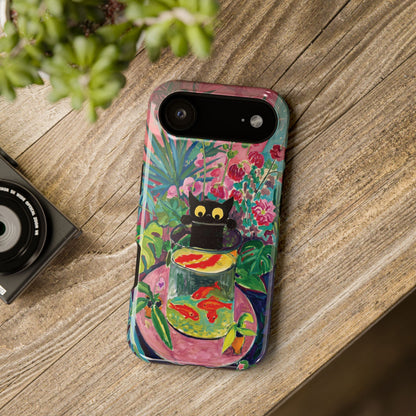 The Fauvist Feline – Fine Art Parody Design iPhone Case