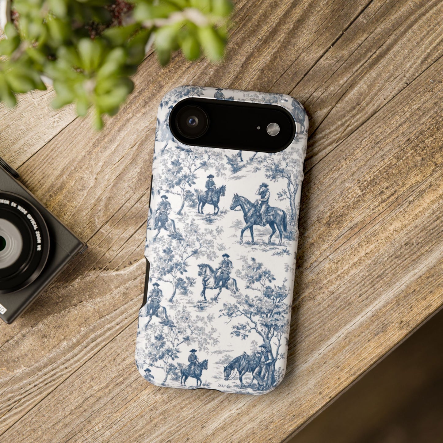 Toile de Cowboy Design iPhone Case