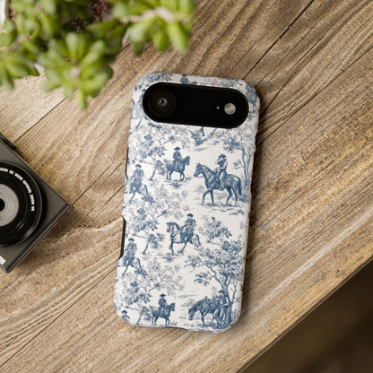 Toile de Cowboy Design iPhone Case
