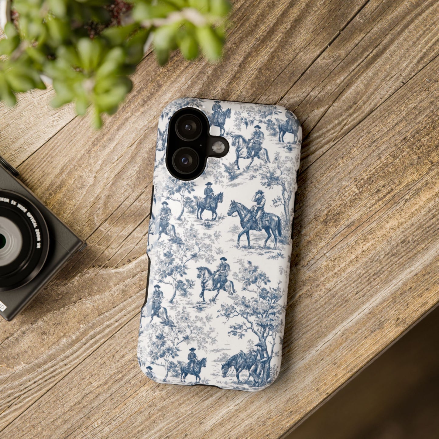 Toile de Cowboy Design iPhone Case