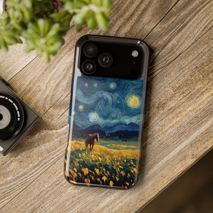 Prairie Nocturne Design iPhone Case