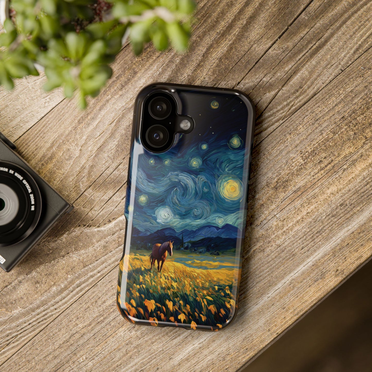 Prairie Nocturne Design iPhone Case